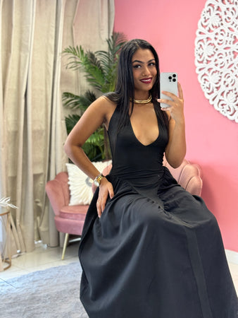 Robe de soirée colle en V