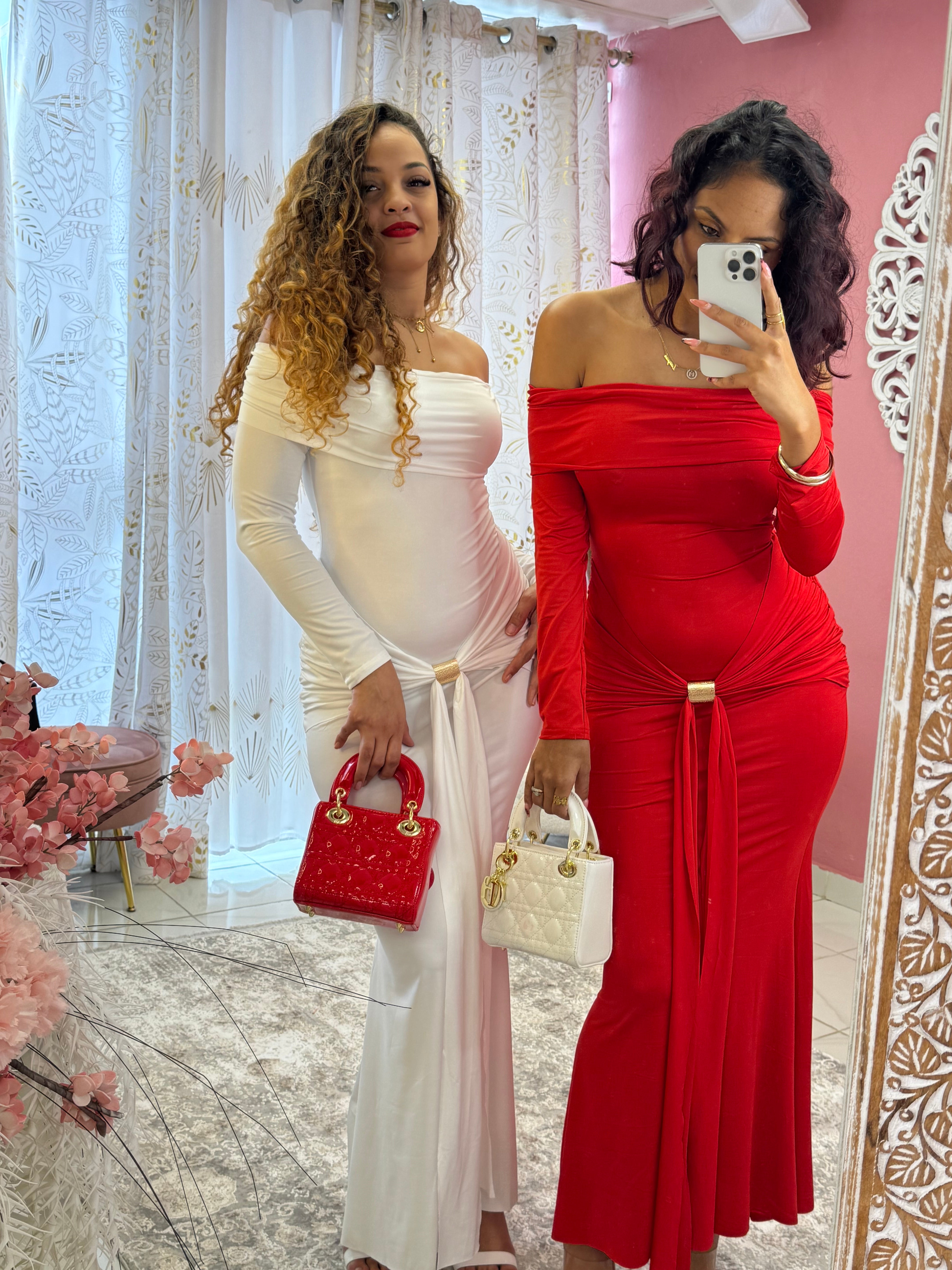 Robe noir longue manche